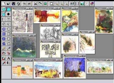 Art on the monitor
